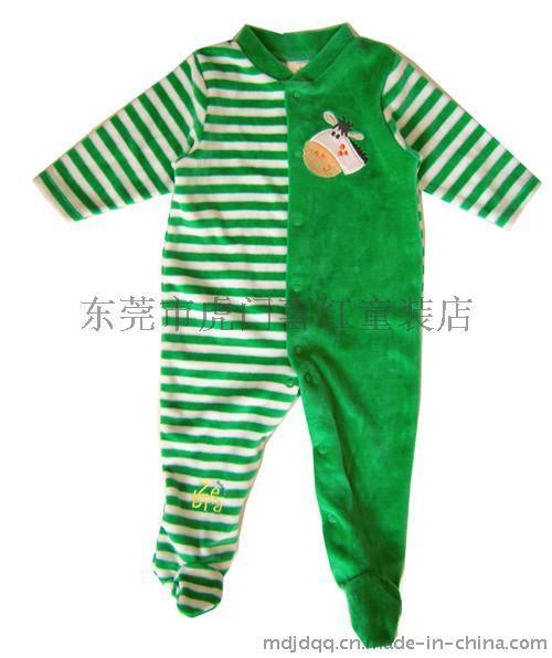 baby harvest外贸原单丝绒包脚哈衣 原单正品 外贸尾货哈衣--点击浏览大图